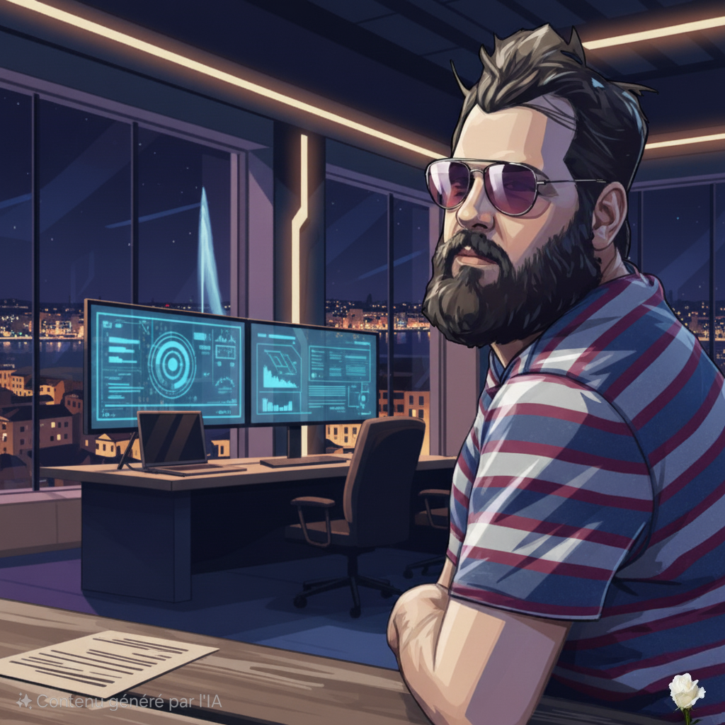 Portrait professionnel de Sébastien Schopfer.